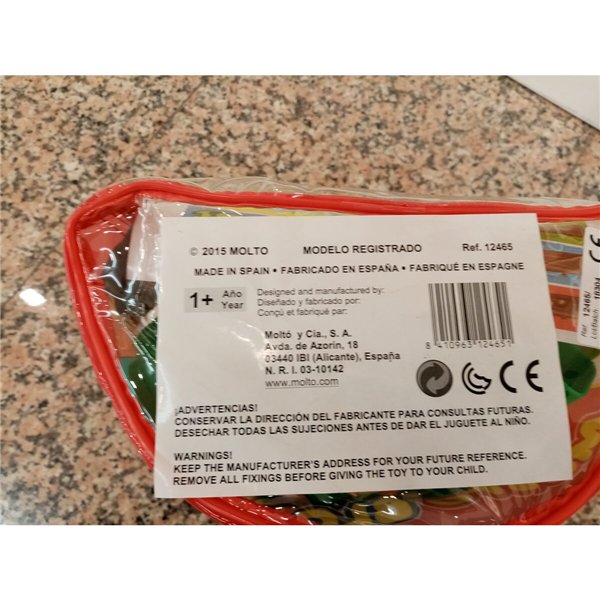 Construction set Moltó 12461 80 Pieces