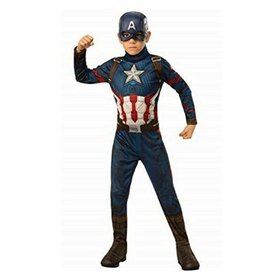Costume for Children Captain America Avengers Rubies 700647_L Blue White Red Silver L