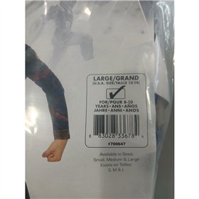 Costume for Children Captain America Avengers Rubies 700647_L Blue White Red Silver L