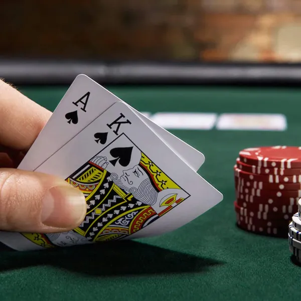 Poker set 300 chips, cards, mat, dice, case Springos KG0022