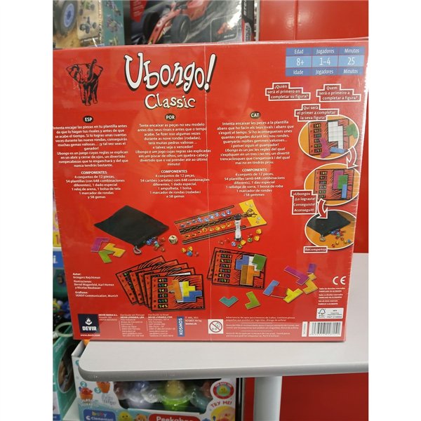 Board game Devir Ubongo 128 pcs