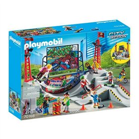 Playset City Action Skate Park Playmobil 70168 (68 pcs)