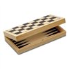 Set of 3 Board Games Cayro 648 Wood 29 x 29 cm 3-in-1 Chess Backgamon Ladies