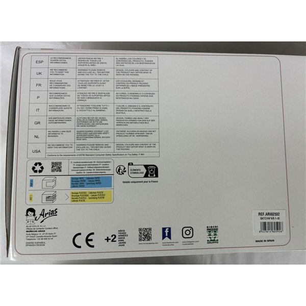 Baby doll Arias Elegance Dafne 40 cm