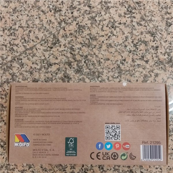 Set of Dinosaurs Moltó 21295 4 Pieces