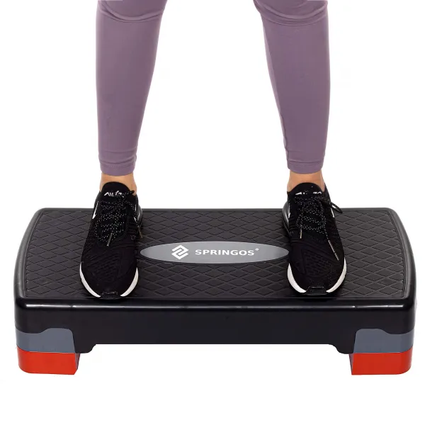 Step aerobika 2 lygių fitneso pratimai Springos FA0106