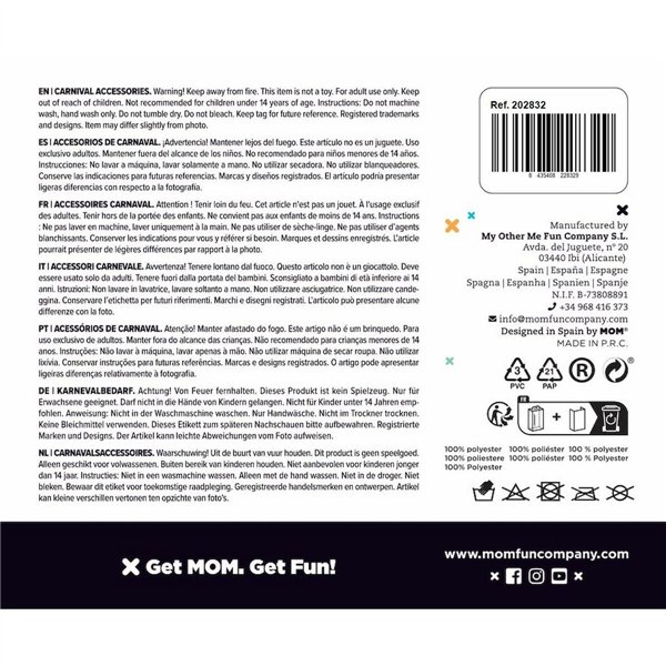 Moustache My Other Me White