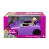 Doll Barbie And Her Purple Convertible