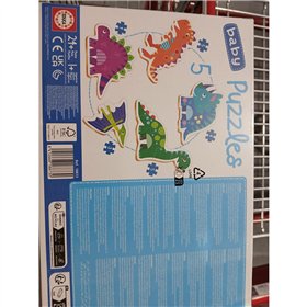 Child's Puzzle Educa Dinosaur 5 Pieces