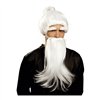 Wig with beard My Other Me Fu Man Chu White