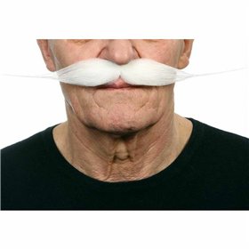 Moustache My Other Me White