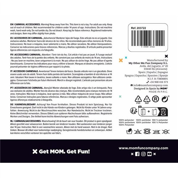 Moustache My Other Me Black