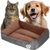 Small dog, cat bed S Springos PA0329S, resting place, puppy bed brown-gray
