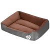 Small dog, cat bed S Springos PA0329S, resting place, puppy bed brown-gray