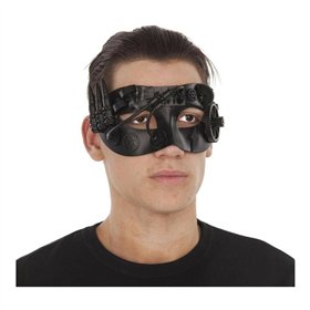 Blindfold Steampunk Black