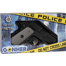 Cap Gun Gonher Die Cast Metal