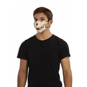 Half Mask My Other Me Predator Bone One size White