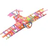 Construction and assembly blocks for children Springos KG0040, 869 pcs, colorful tubes