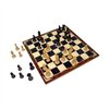 Parchís, Chess and Checkers Board Wood Accessories 3-in-1