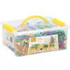 Construction and assembly blocks for children Springos KG0040, 869 pcs, colorful tubes