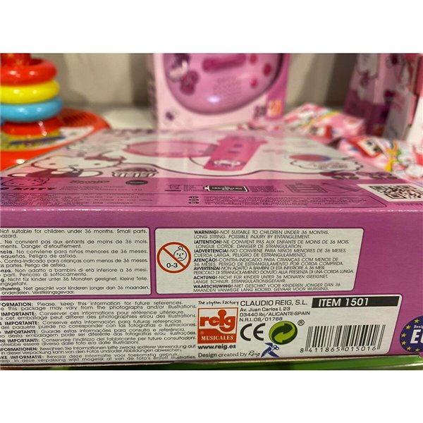 Karaoke Microphone Hello Kitty Fuchsia Pink