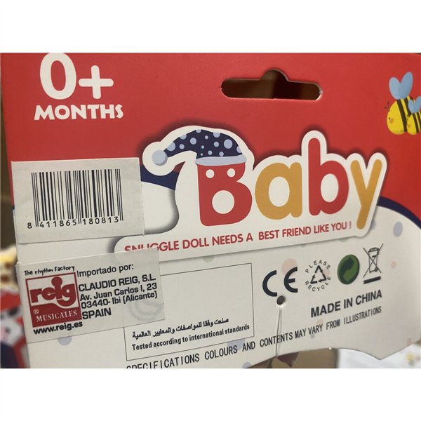 Rattle Cuddly Toy Reig 20 cm Elephant