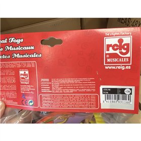 Musical Toy Reig Drum Fish Plastic