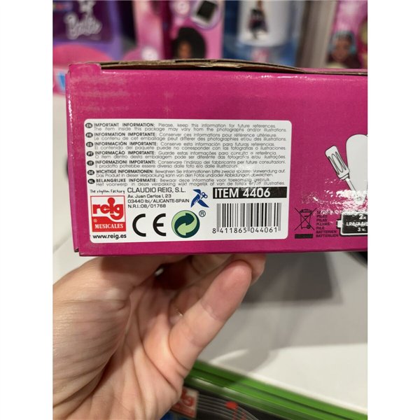 Karaoke Microphone Barbie Purple