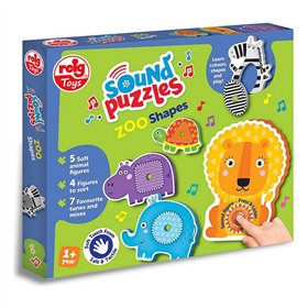 Child's Puzzle Reig Zoo Shapes animals Musical Farm
