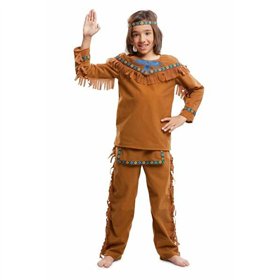 Costume for Children My Other Me Indian Man 7-9 Years Brown (3 Pieces)