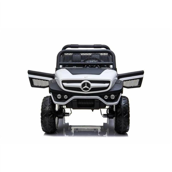 Children's Electric Car Mercedes Benz Unimog White 12 V