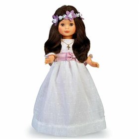 Brunette Communion Doll Nancy 48 cm