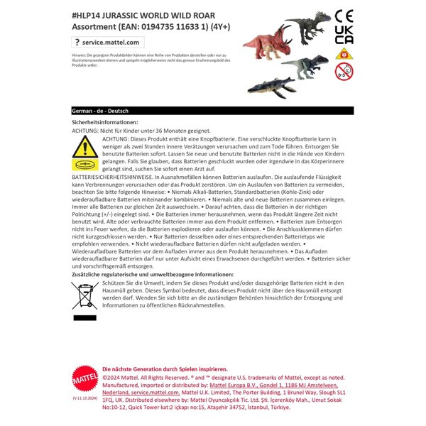 Dinosaur Jurassic World Wild