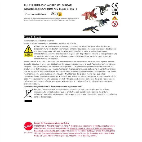 Dinosaur Jurassic World Wild