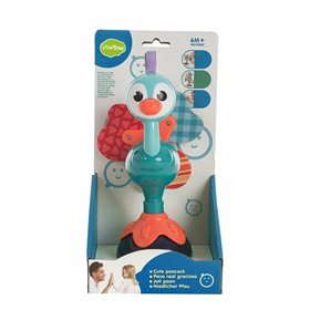 Rattle Peacock Suction cup 25 x 12 cm