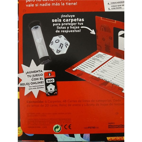 Board game Hasbro Scattergories (ES)