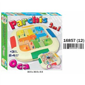Parchís and Oca Board 30,5 x 30,5 x 5,5 cm