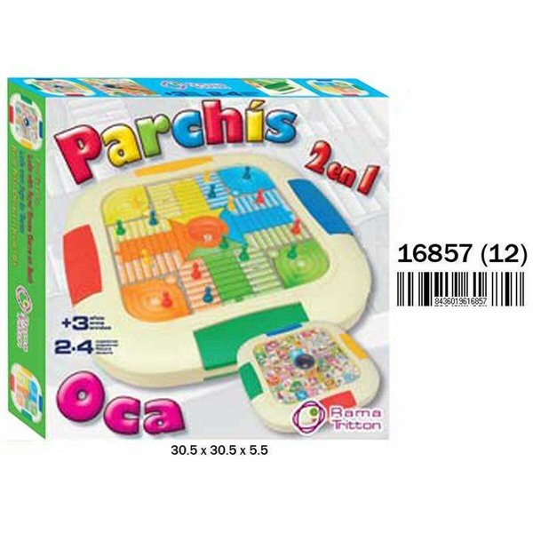 Parchís and Oca Board 30,5 x 30,5 x 5,5 cm