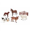 Set of Farm Animals Moltó 6 Pieces Plastic