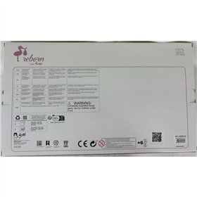 Baby doll Arias Reborn Alenandra 40 cm Pacifier