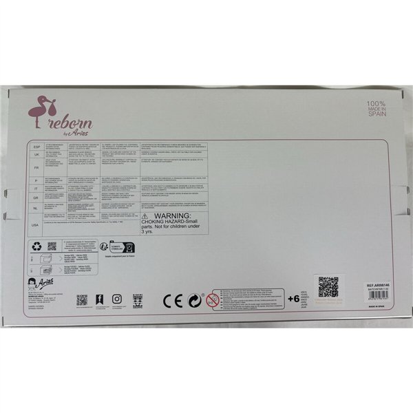 Baby doll Arias Reborn Alenandra 40 cm Pacifier