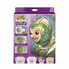 Pictures to colour in Crayola 3D Color Pops Spaceship