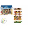 Finger skateboard set Colorbaby 10 x 3 cm 24 Pieces