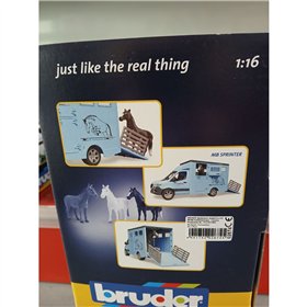 Lorry Mercedes Benz Sprinter Horse 43 x 17 x 22 cm