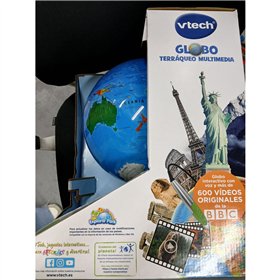 Interactive Earth Globe Vtech Video 30 x 38 x 30 cm