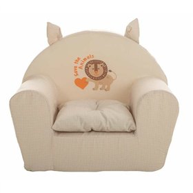 Child's Armchair Jungle 44 x 34 x 53 cm Beige