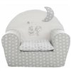 Child's Armchair Stars 44 x 34 x 53 cm Grey