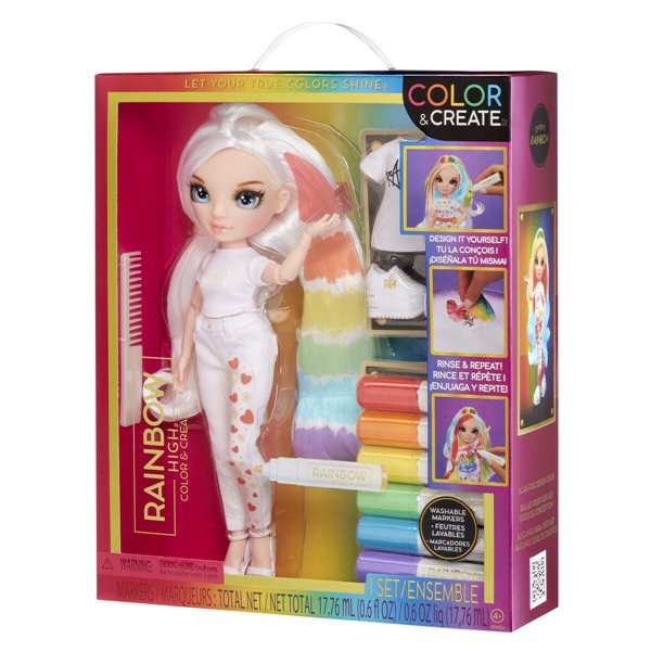 Doll Rainbow High Color & Create 22 cm