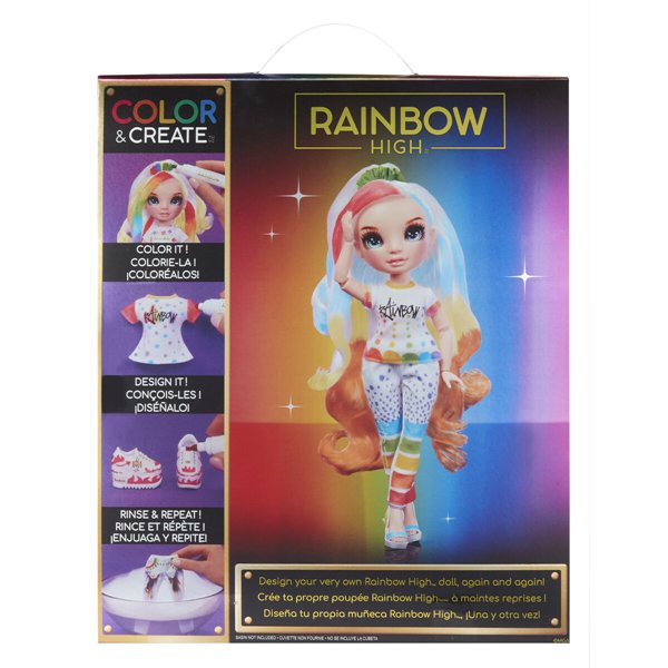 Doll Rainbow High Color & Create 22 cm