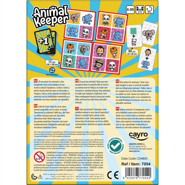 Board game Cayro Animal Keeper ES